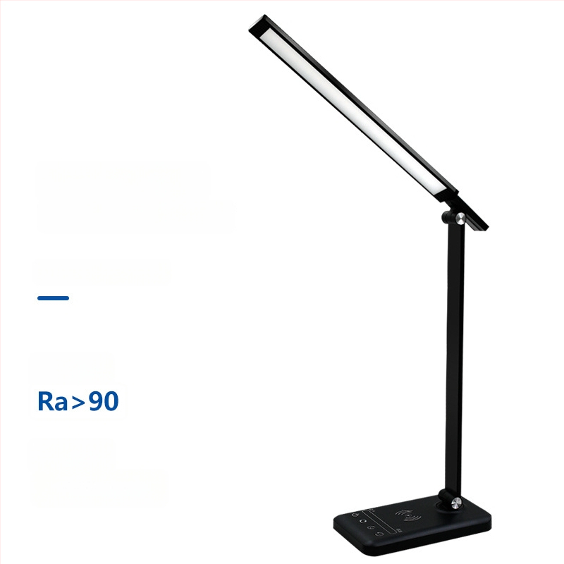 Laualamp LED silmade kaitseks, juhtmevaba laadimine, puutetundlik juhtimine, USB toide, alumiiniumvarjund