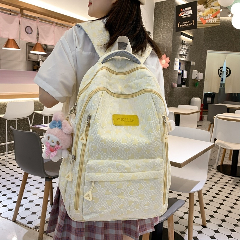 Tüdrukutele mõeldud koolikotis: suur maht 20-35L, sobib 14-tollise sülearvutiga, nailon, kõverad õlarihmad