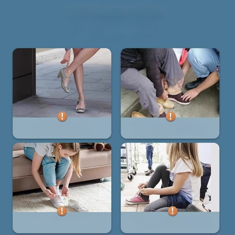 Magnētinis batų įrankis su ilga rankena – ilga rankena, palengvina užsivilkimą vyresnio amžiaus žmonėms ir nėščioms moterims, nereikia lenktis