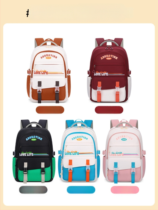 Sesame Baby Kerge Koolikotk Õpilastele – nailonist, hingav, veekindel, kulumiskindel, selja kaitse ja õhupilvega õlarihmad