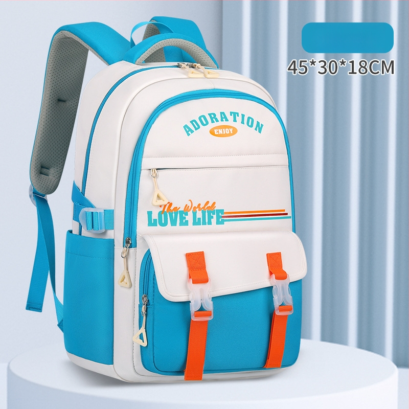 Sesame Baby Kerge Koolikotk Õpilastele – nailonist, hingav, veekindel, kulumiskindel, selja kaitse ja õhupilvega õlarihmad