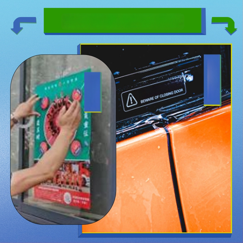 Baxifui plastikust skraper autofilmilt liimi eemaldamiseks serva pealt, ilma töötluse kohandamiseta