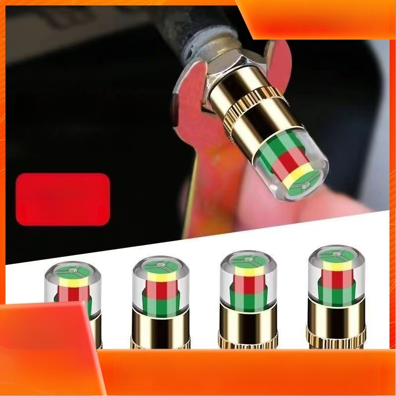 Metallist ventiilkapats rehvi rõhu jälgimiseks, mehhaaniline mõõdik, kompaktne disain, analoogne näidik, standardne täpsus