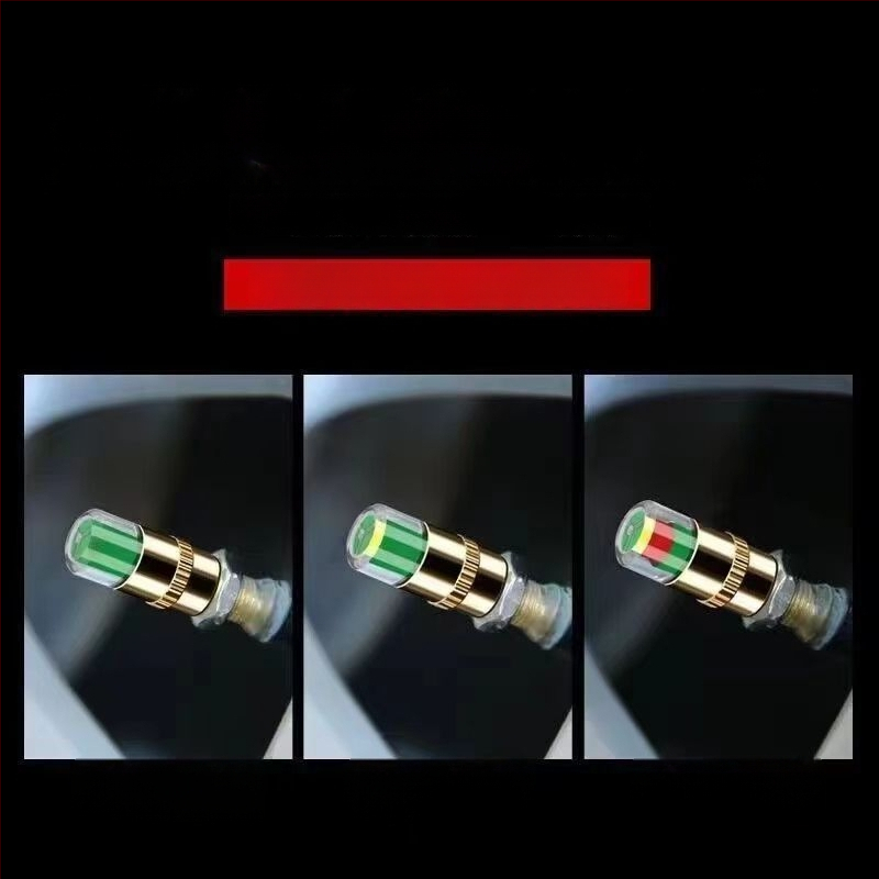 Metallist ventiilkapats rehvi rõhu jälgimiseks, mehhaaniline mõõdik, kompaktne disain, analoogne näidik, standardne täpsus