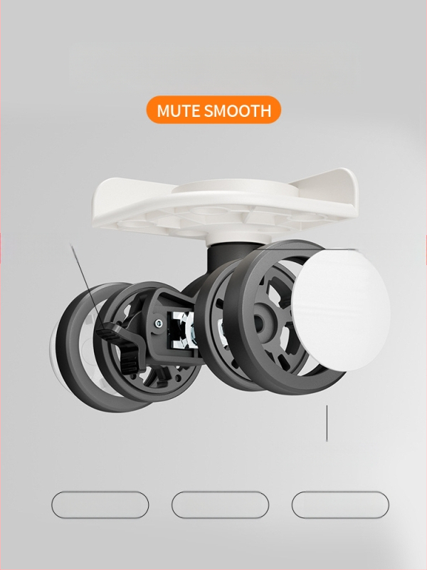 Triju nodalījumu priekšējā atvēruma koferis, PC materiāls, TSA kombinācijas slēdzene, universālie riteņi, svars 5 kg