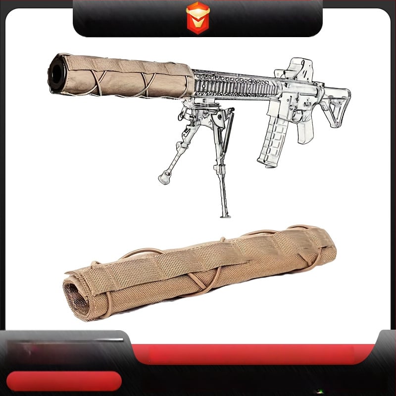 Taktická súprava tlmiča zvuku pre vonkajšie športy – unisex, kamuflážna ochrana, súprava taktických doplnkov, jar 2022