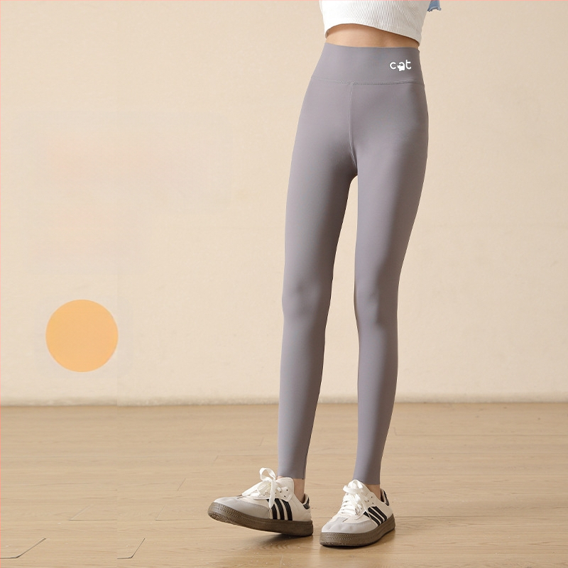 Mergaitėms skirtos legginai su ryklio atspaudu, aukšta juosta, nailonas 81,2%, ilgis 9/10, elastinė juosta, pavasaris 2024, vaikams nuo 8 metų (140 cm+)