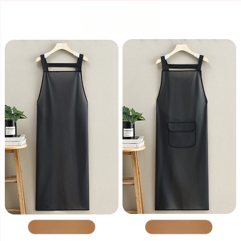 TPU priekšauts bez piedurknēm virtuves un ēdināšanas nolūkiem, mūsdienīgs minimālisma dizains