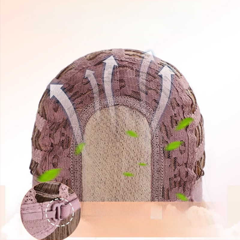 Parochňa s dlhými rovnými vlasmi, hviezdny štýl; materiál vlasov: proteínový drôt; model: dlhé rovné vlasy; ofina: stredný rozchod; vhodná pre všetkých