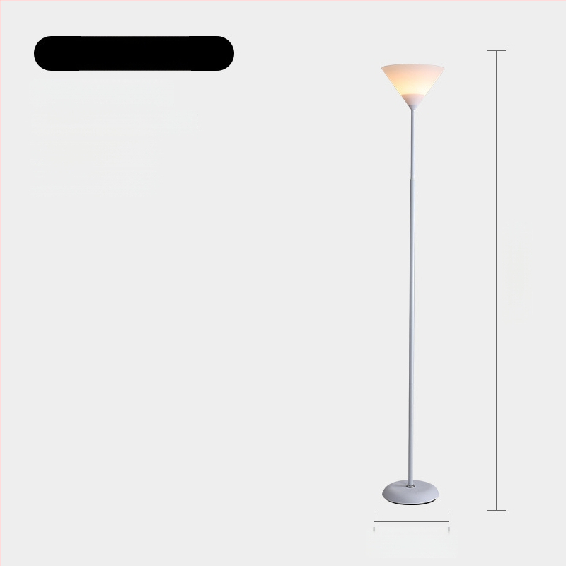 LED grindų lempa, fiksuotas aukštis, PVC gaubtas, korpusas iš geležies ir medžio meno stiliaus Iron Wood Art, dengiamas plotas 15–30 m²