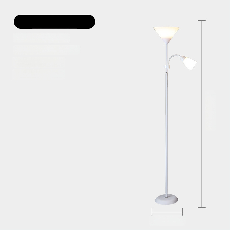 LED grindų lempa, fiksuotas aukštis, PVC gaubtas, korpusas iš geležies ir medžio meno stiliaus Iron Wood Art, dengiamas plotas 15–30 m²