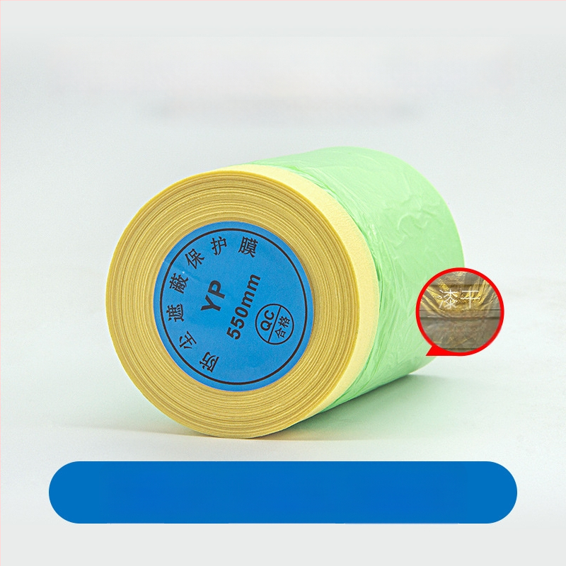 Automobilio dažų maskavimo plėvelė – nepažeidžia dažų ar palieka likučius, HDPE maskavimo plėvelė, didelis klampumas, storis 0,7