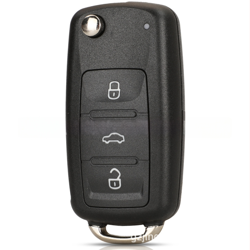 Auto võtme asenduskorpus VW/Skoda/Seat – ABS kate, metallist võtme teraga, 45 g, ilma kaugjuhita