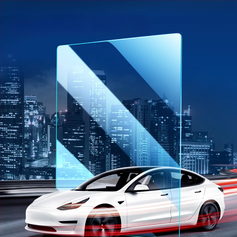 Tvirto stiklo apsauginis dangtelis centriniam Tesla Model 3/Y/YL ekranui ir galiniam ekranui — 1 metų garantija