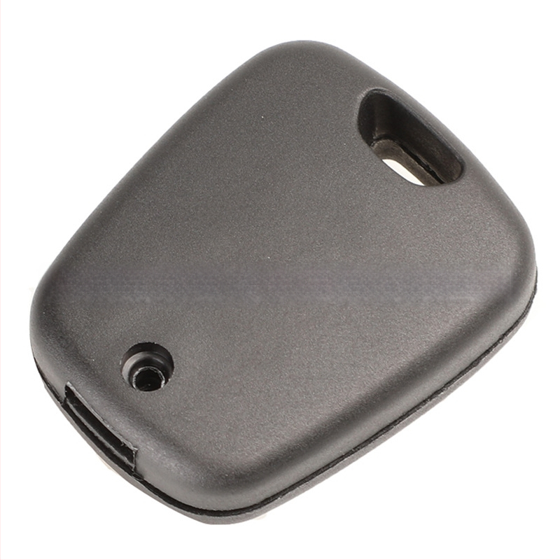 Automobilio rakto keitimo korpusas Toyota, Peugeot, Citroën – 2 mygtukų tiesus peilis; ABS korpusas; metalinė rakto plokštė; suderinami modeliai: 107, 207, 307, 407, 206, 306, 406