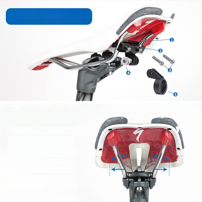 Alumīnija sakausējuma stiprinājums Garmin radara aizmugures luktura montāžai; pielāgošana pieejama; zīmols Sukou; skrūvju uzstādīšana