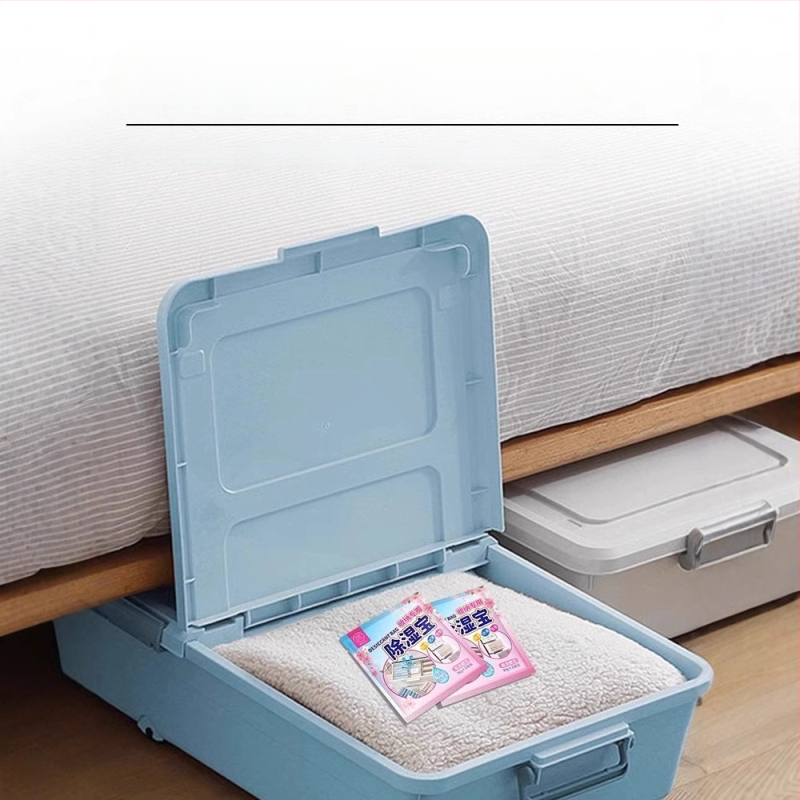 Dėžutės tipo desikantas spintai su persikų kvapu, drėgmės sugėrimas, 230 g