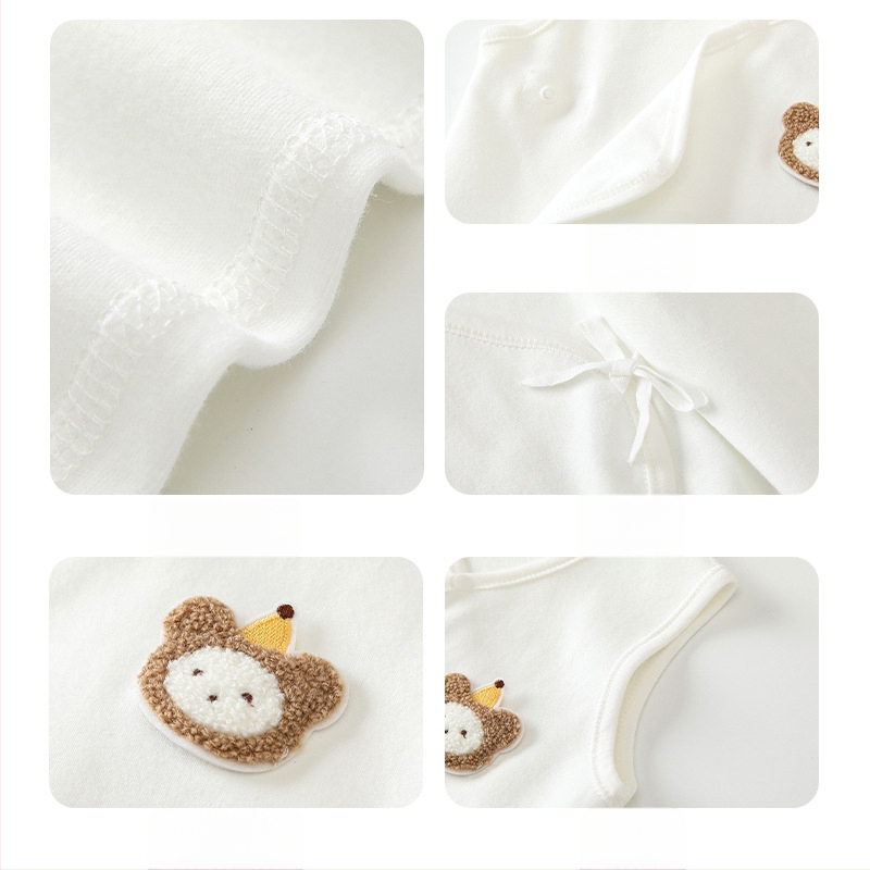 Beebide kapuutsita vest beebidele, puuvillane sametist vest, 95% puuvill, kevad-sügises, ees ühe nupuga kinnituv, mustrid: loomad, triibud, multikad