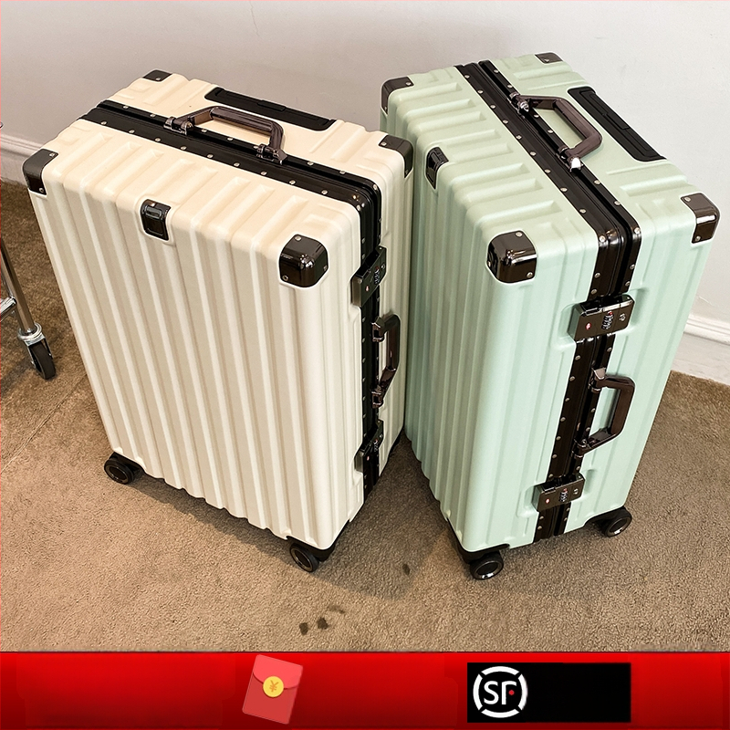 Unisex PC ceļojumu koferis ar universālajiem riteņiem, aizslēdzams, parastā kombinētā aizslēga, ūdensizturīgs, nolietojuma izturīgs un pret zādzību