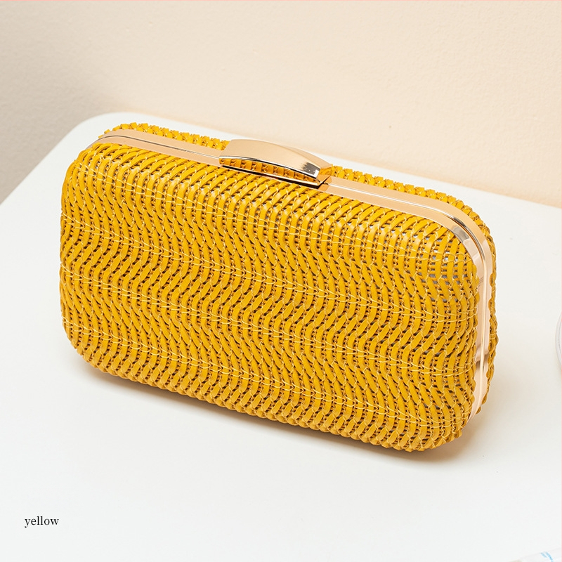 PU kootud klutch-kott, ovaalse kujuga, lukustusega avamine, telefoni tasku, linnaline minimalistlik stiil