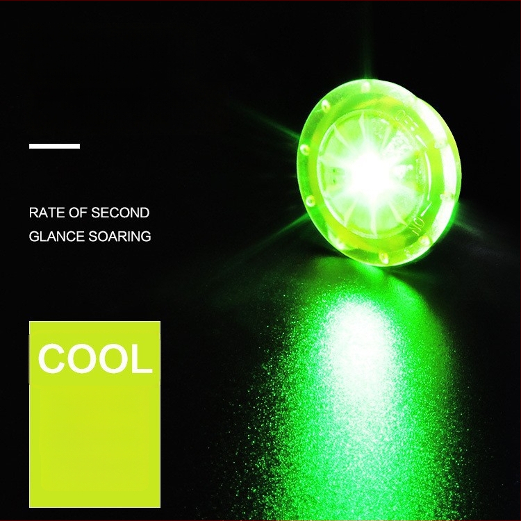 Dviračio vožtuvo LED žibintas, kalnų dviračiui LED ratų žibintas, modelis B48-1, medžiaga PC, neimportuotas, prieinami privatūs prekių ženklai