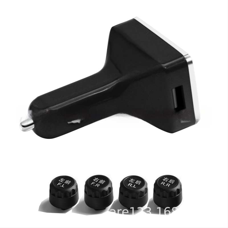 Juhtmevaba TPMS nelja ratta iseseisva kuvaga, digitaalne ekraan, 0-6 BAR vahemik, sobib sedaanile, SUV-ile ja haagissuvilale