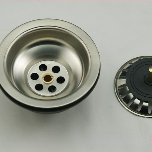 Drenáž pre drez SCP01 – nerezová oceľ + ABS, 160 g, moderný minimalistický štýl