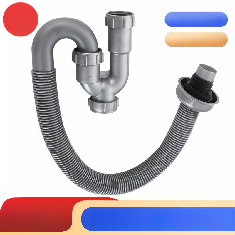 U-kujuline valamute äravoolutor, PP materjal, S-kõver, lõhna tõrje