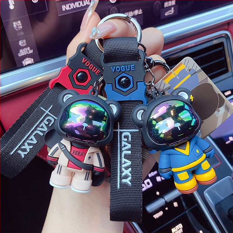 PVC võtmehoidja karu kujul | armas stiil | eraldi pakendatud | kingitus jõuluks ja Valentinipäevaks