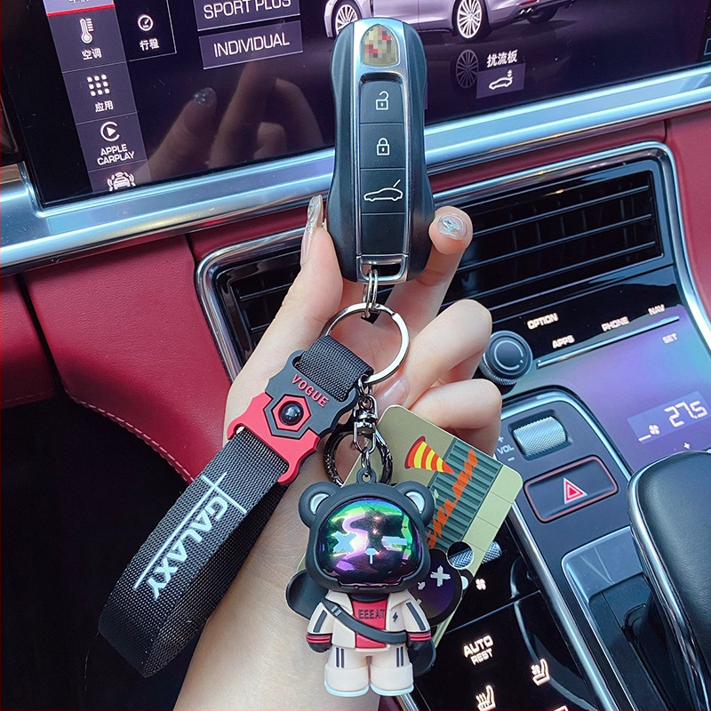 PVC võtmehoidja karu kujul | armas stiil | eraldi pakendatud | kingitus jõuluks ja Valentinipäevaks