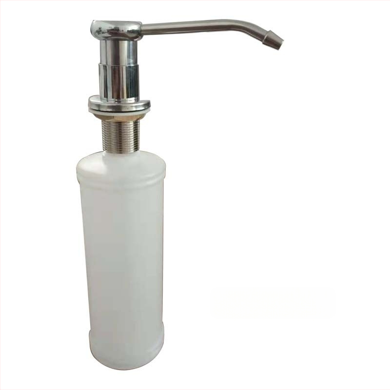 Predlžovacia trubica fľaše na tekutý saponát pre drez, materiál: silikón + nerezová oceľ, značka: Yushu exploration, štýl: Moderná jednoduchosť