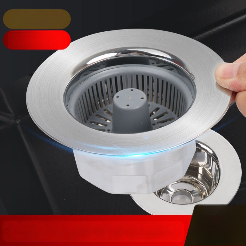 Uzáver odtoku drezu plastový, model Vegetable Pot Bounce, hmotnosť 60 g, štýl Moderná jednoduchosť