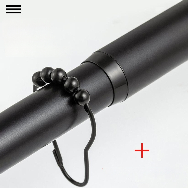 Sprchová tyč na záves – bez vŕtania, teleskopická, rovná tyč, na sušenie oblečenia a závesov do šatníka