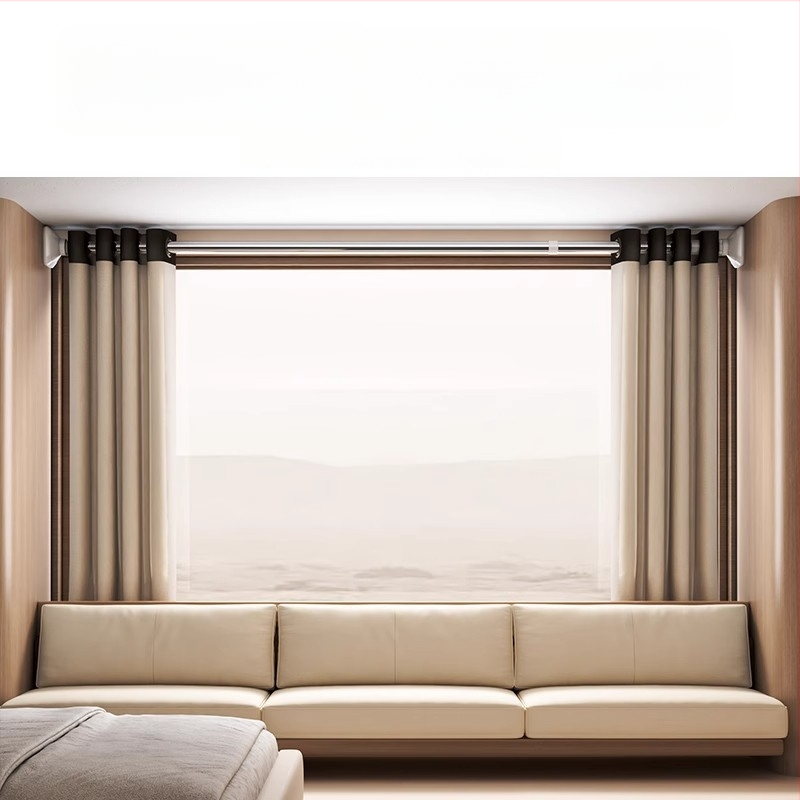 Tyč na sušenie odevov z nehrdzavejúcej ocele, bez klincov, výsuvná stena na balkón, moderný minimalistický dizajn, uvedená v roku 2025.