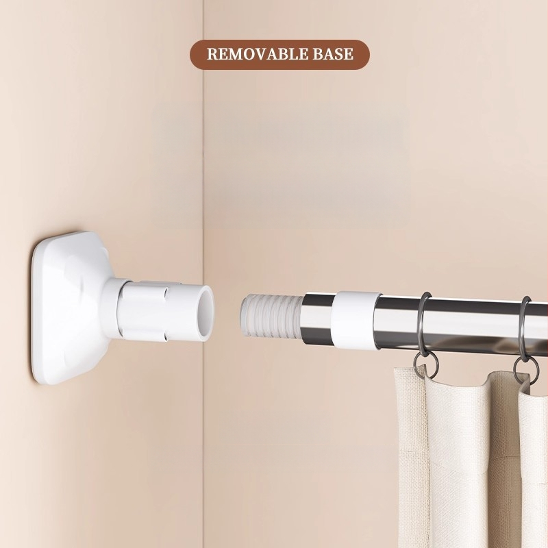 Tyč na sušenie odevov z nehrdzavejúcej ocele, bez klincov, výsuvná stena na balkón, moderný minimalistický dizajn, uvedená v roku 2025.