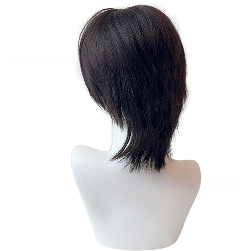 Vyrų mullet parūka, modelis 525, aukštos temperatūros pluoštas, cosplay tinka