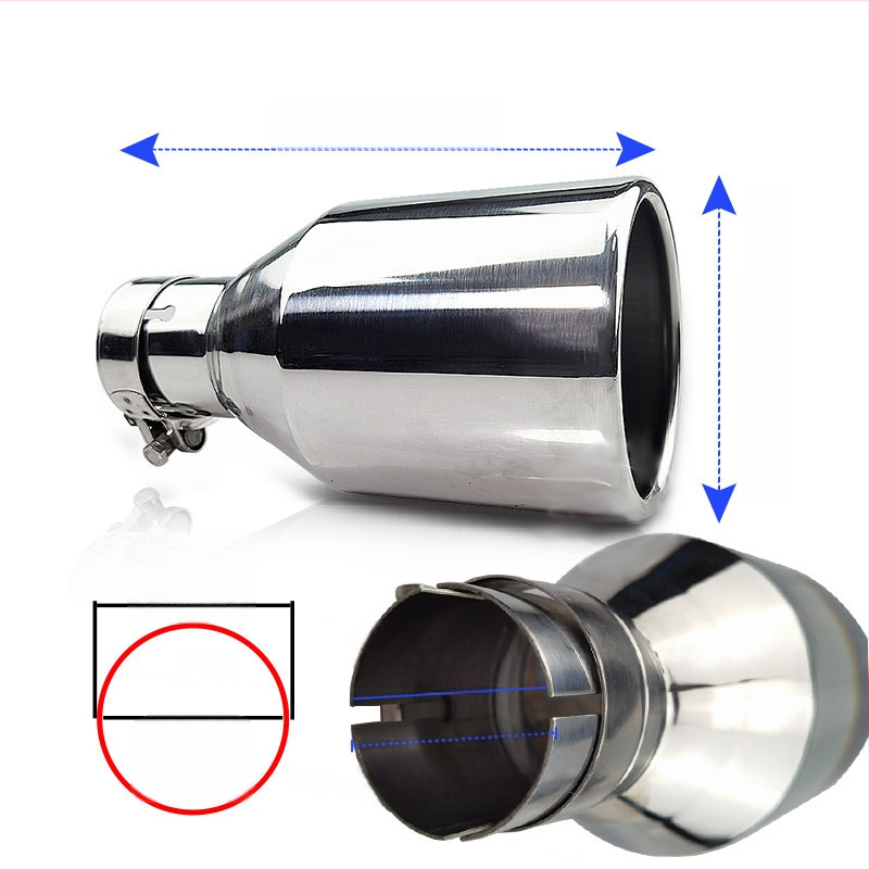 Roostevabast terasest väljalasketoru toru XC-WH24, mudel XC-WH24, 304 roostevabast terasest, Xingchang, universaalne ühilduvus