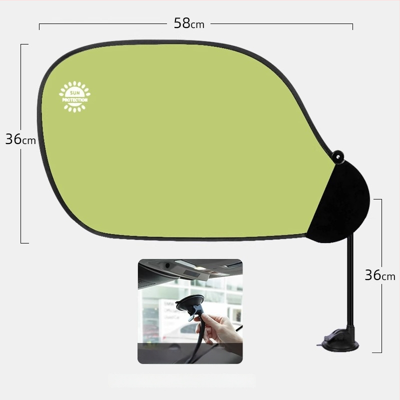 Auto päikesekaitse külgedele – imava kummist kinnitusega, vinüülkattega kangas, terasest köis, universaalne sobivus, originaalne stiil