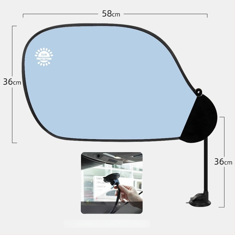 Auto päikesekaitse külgedele – imava kummist kinnitusega, vinüülkattega kangas, terasest köis, universaalne sobivus, originaalne stiil