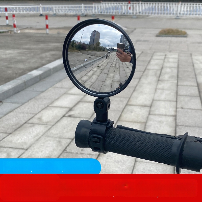 Huiying Fgj-mnfgj Elektros dviračio galinis veidrodis, plataus kampo išgaubta objektyvas