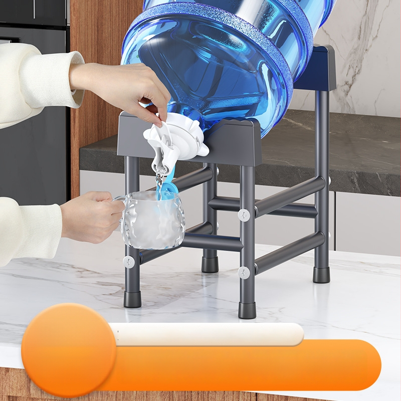 Didelis vandens statinis su apverstu dozatoriumi, kūrybingas rėmas iš anglinio plieno + ABS, grindinis stovėjimas, laikymui virtuvėje, miegamajame ir svetainėje