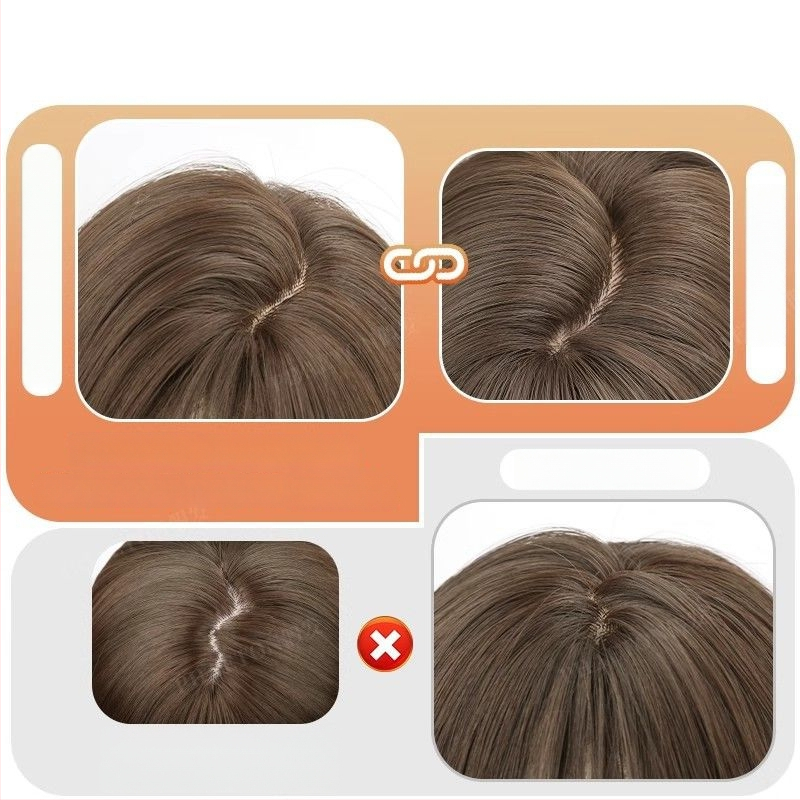 Paruka: dlhá rovná paruka s rovnými ofinami, prirodzený vzhľad, vlasy z vysokoteplotného hodvábu, nejde farbiť