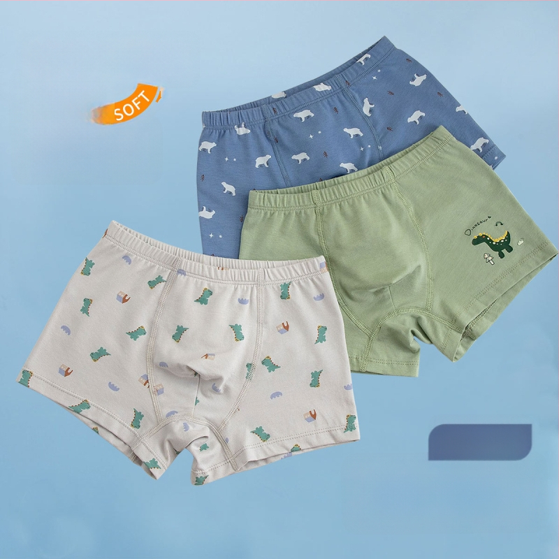 Unisex vaikų medvilninės apatinės kelnaitės briefs stiliaus, pagrindinis audinys 47,5% medvilnė, saugumo lygis A, skirta vaikams nuo 3 iki 8 metų (100–140 cm), dėžutėje pakuota