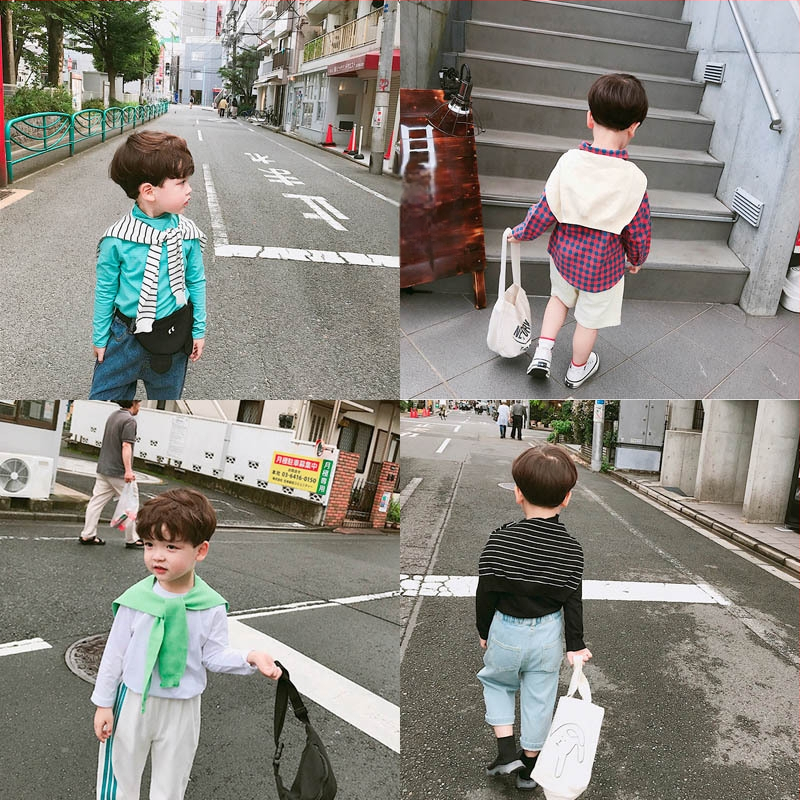 Laste Korea stiilis sall-kaab, nailon, warp-knit, talv, unisex, hoiab sooja