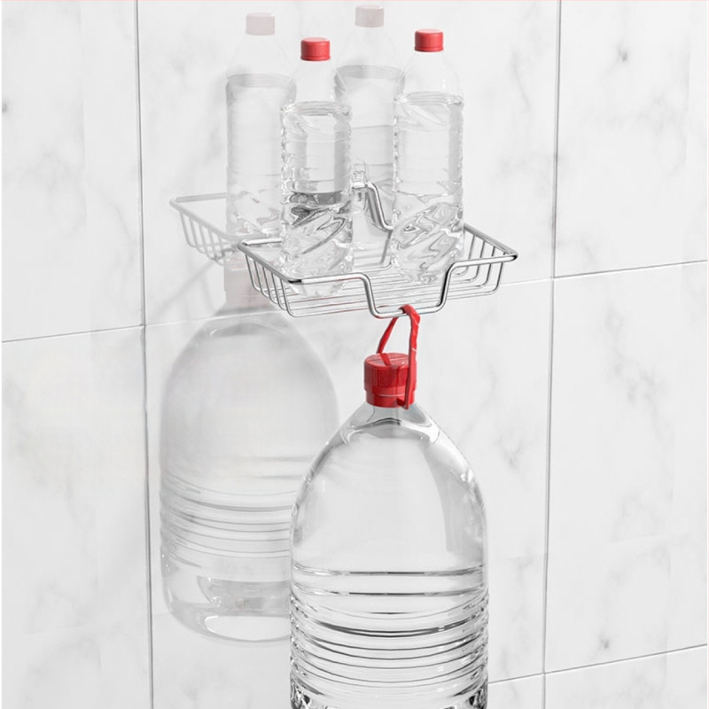 Nerūdijančio plieno sieninis muilo laikiklis su drenažu, dviejų dalių rinkinys, elektrolydinė danga, šiuolaikinis stilius