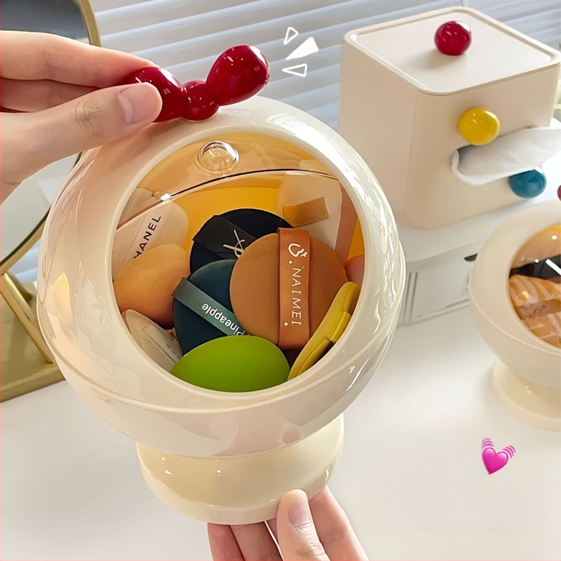 Pudriku soppimise hoiukarp lauale - tolmukindel kaas, plastikust, 6 L maht