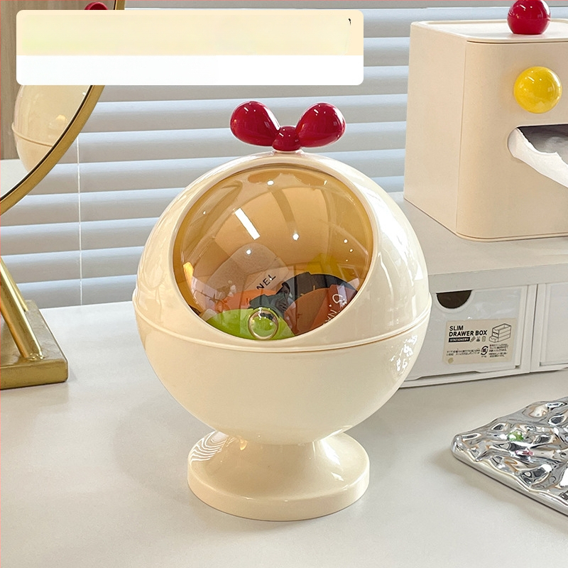 Pudriku soppimise hoiukarp lauale - tolmukindel kaas, plastikust, 6 L maht