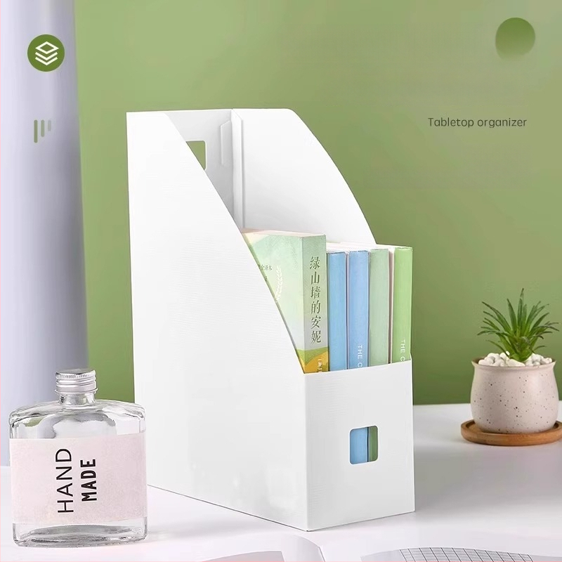 Sulgenduv raamatualus lauale – plastmassist hoiukast, 2 L maht, vertikaalne lauaorganisaator, jaapani stiil