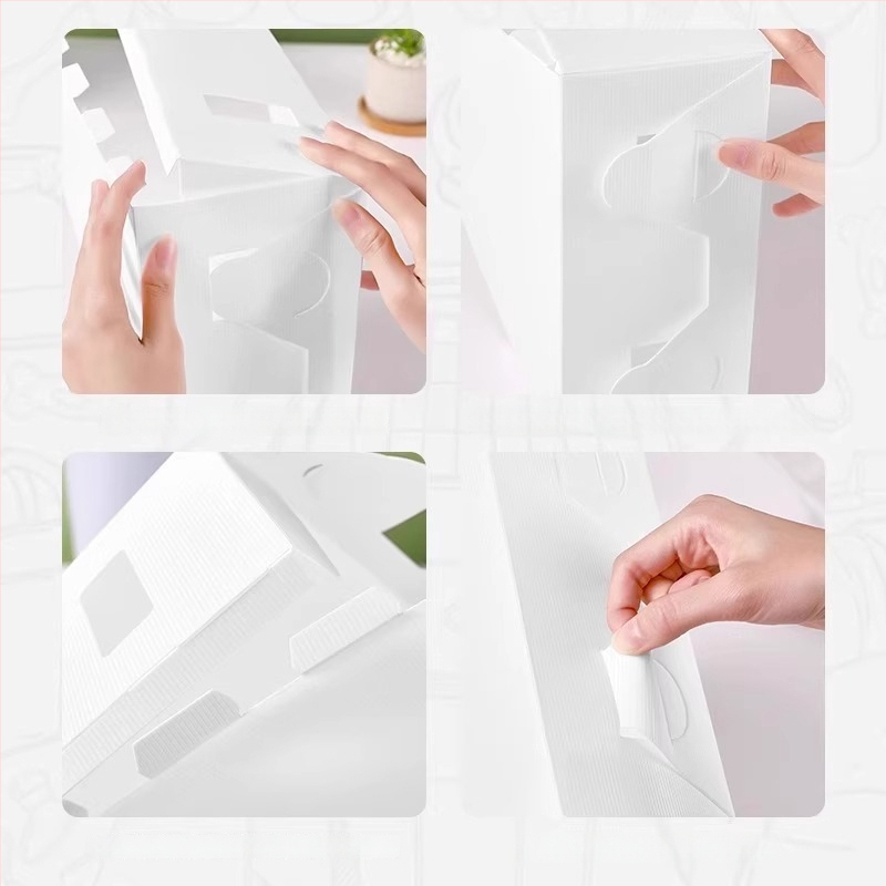 Sulgenduv raamatualus lauale – plastmassist hoiukast, 2 L maht, vertikaalne lauaorganisaator, jaapani stiil