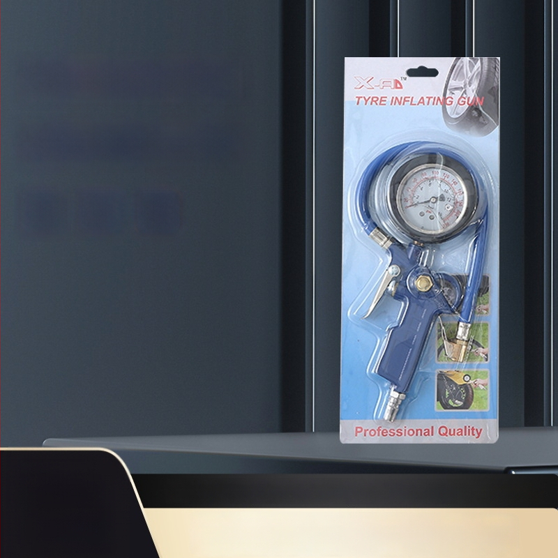 Chenqi skaitmeninis padangos slėgio matuoklis su PSI ekranu, diapazonas 0-220 psi, tikslumas 0,05, metalo korpusas